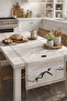 Table Pattern Desert Sands Patterned Digital Printed Decorative Runner - 6