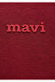 Semi-Zip Logo Printed Claret Red Sweatshirt 0S10585-85493 - 6