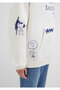 Snoopy Printed Ecru Sweatshirt 1S10470-80194 - 6
