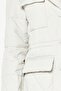 Women Quilted Puffer Jacket, Pale Grey - 5