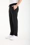 Men's Black Relaxed Cut Straight Leg Diver Fabric Label Detailed Sweatpants - 7