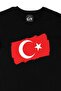 Sc Plus Black T-shirt - Rectangular Turkish Flag - 2