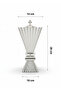مبخرة لورين الفضية الكلاسيكية – ارتفاع 28 سم – عرض 14 سم - 3