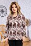 Women's New Model High Quality Middle-Aged Mother Combed Cotton Blouse 6535 - 2