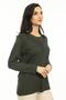 New Season Women's Middle Age and Up New Model Round Neck Lycra Mother Combed Cotton Blouse 30540 - 4