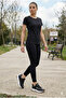 Black Women's Sneaker - 3