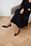 Women's Classic Short-Heeled Leather Shoes - 4