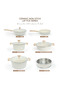 Healthy & Safe Ceramic Nonstick 10-pcs Cookware Set, Non-toxic, Induction Ready Set. - 2