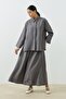 Kün Skirted Suit Gray - 2