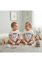 Organic 100% Special Baby Bodysuit for Twins, Unisex Snap Fastener Baby Bodysuit