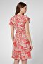 Women Floral Print Mini Dress, Multicolor - 4