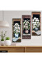 Vazoda Çiçekler 3 Parça Mdf Tablo - 4