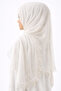 Women's Chiffon Lace Piece Needle Embroidered Mevlüt Shawl Evening Dress Shawl 70X150