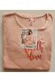 Women's Milan Fabric Long Sleeve Pajamas Set 7600 - 2