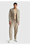 Men's gray wool and viscose blend double-breasted button-down jacket with pocket detail - 5