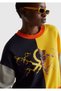 Women's Yellow Mix 100% Cotton Color Block Stranger Things Printed Sweatshirt - 6