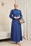 Judge Collar Waist Tied Dress -Laci - 6