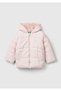 Girl's Dusty Pink Fur Lined Coat