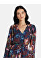Flowing flounced dress - 3