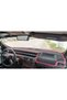 Glove Box Protection Carpet Suitable for Fiat Tempra/Tipo Models with Digital Display Black Edge Color Red