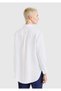 Women's White 100% Linen Shirt - 3