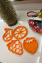 Avocado, Grapes, Strawberries, Oranges Set Dough Sculpting/Cookies, Ceramic, Polymer Clay, Play Dough
