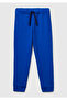 Boy's cobalt blue back pocket logo sweatpants