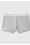 Men's Gray Melange Boxer - 2