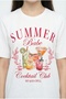 تي شيرت صيفي مطبوع بمقاس كبير من Summer Babe باللون الإكرو - 2