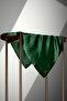 57% Silk 43% Viscos Twill Silk Monogram Pattern Emerald Green Color 90X90 Scarf Planting Shape : Hand - 5