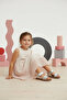 Minta Girl's Leather Sandals Silver - 2