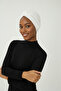 Cross Corded Fabric Combed Cotton Cream Ready-To-Wear Turban Hijab Pool Cap Suitable for Medical Use - 5