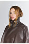 Oversize suni deri ceket - 3