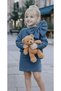 Girl's Skirt Sweet Set Bow Detail Festive Birthday Set - 3