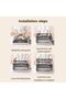 Large Clear Plastic Storage Box with Wheels,Collapsible Foldable Stackable Organizer Bin - 8