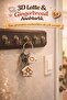 Gingerbread House, House, 3D Latte Gift Keychain, Coffee, Cookie House Design Gift Keychain Small