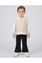 Girl's Transitional Sweater, Blouse and Flared in 3 Stylish Holiday Combination Set for 2-3-4-5 Years Old