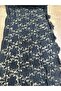 29 cm Black Floral Embroidery Ribbon Sewing Accessory 1 Meter - 2