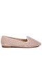 Women's Perforated Ballerinas in Pink - 2