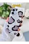 iPhone 16 Compatible Shine Gray Leopard Printed Silicone Case with Color Transition Design - 4