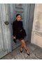 Women's Shirt and Lace Detail Ruffled Skirt Set - 4