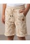 Boys Beige Birds Print Jacquard Shorts - 4