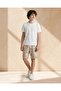 Boys Beige Printed Shorts - 2