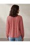 Women Red Printed Blouse - 5