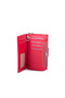 Women's Medium Size Multi-Card Holder and Coin Compartment Red Dona - 4
