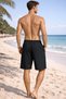 Jiber Quick Drying Sports Lycra Fabric Long Single Swim Shorts 2066 - 2