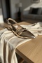 Torres Gold Wrinkled Patent Leather (2 cm Heel) Pointed Toe Shoes - 4