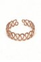 Pure Copper Bracelet, Curved Bracelet 509-1