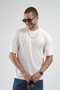 Trend Biz Half Oversize Ribbed Flexible Textured Men's T-Shirt - 2