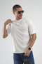 Trend Biz Half Oversize Ribbed Flexible Textured Men's T-Shirt - 3